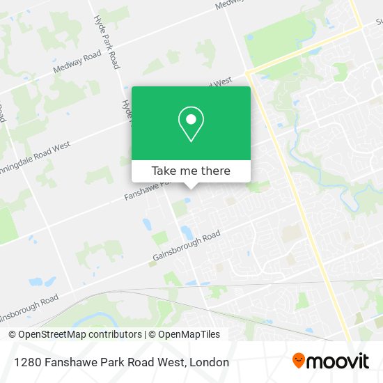 1280 Fanshawe Park Road West map