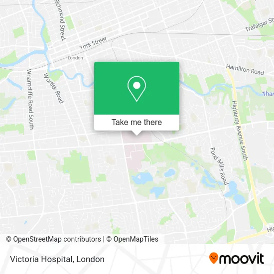 Victoria Hospital map