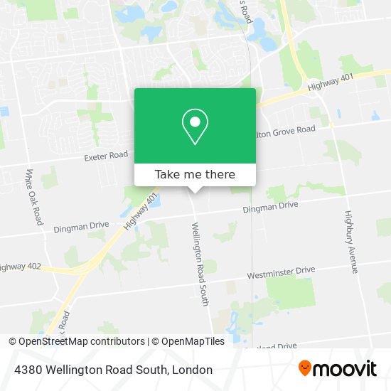 4380 Wellington Road South map