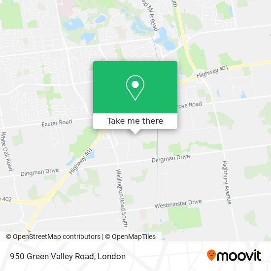 950 Green Valley Road map