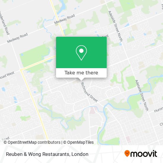 Reuben & Wong Restaurants map