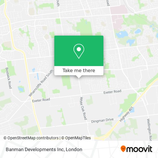 Banman Developments Inc map