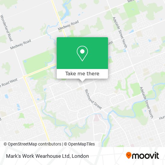 Mark's Work Wearhouse Ltd map