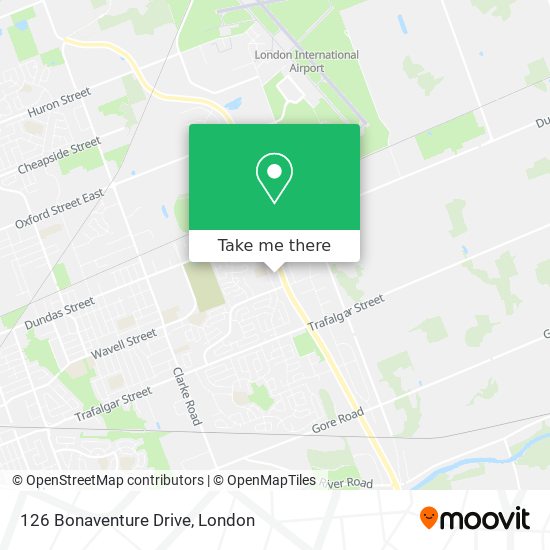 126 Bonaventure Drive map