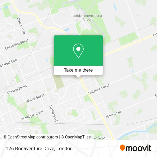 126 Bonaventure Drive map