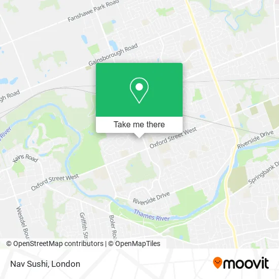 Nav Sushi map