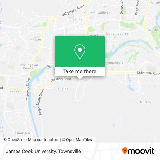 Mapa James Cook University