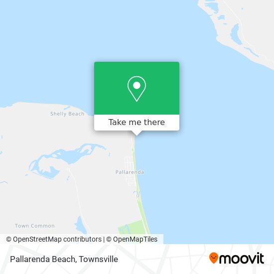 Pallarenda Beach map