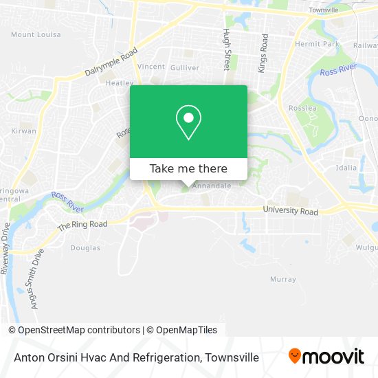 Anton Orsini Hvac And Refrigeration map