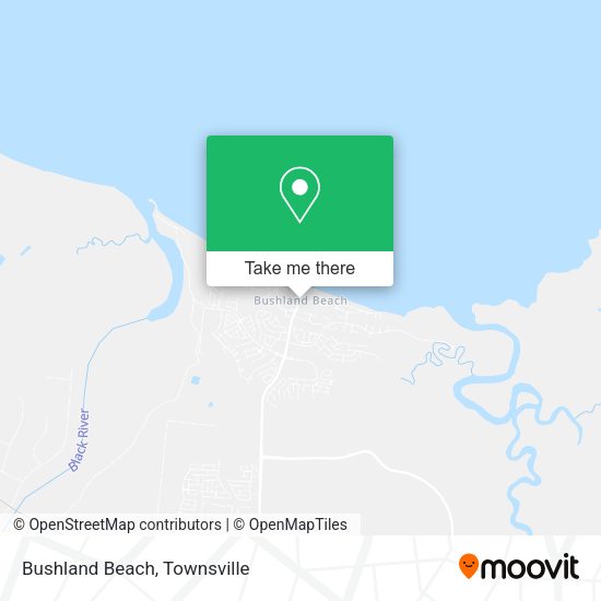 Bushland Beach map
