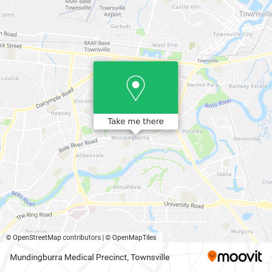 Mundingburra Medical Precinct map