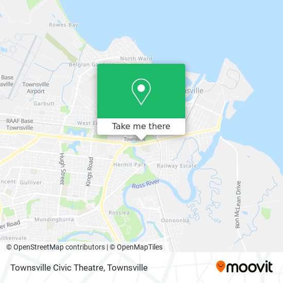 Mapa Townsville Civic Theatre