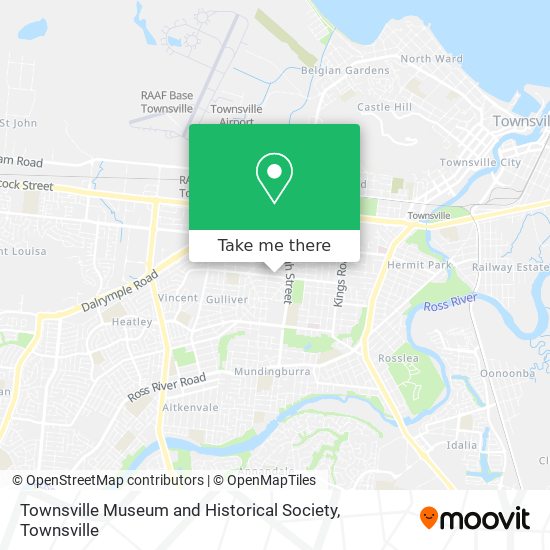 Townsville Museum and Historical Society map