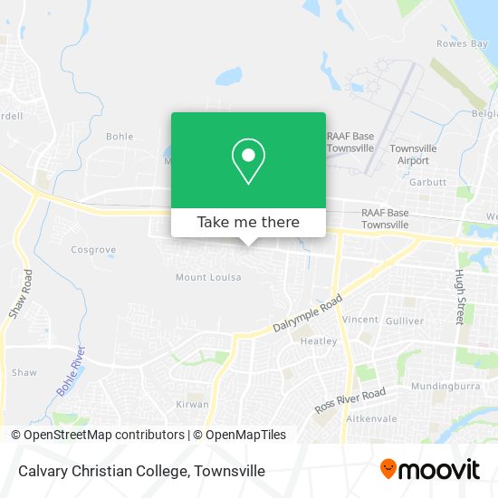 Calvary Christian College map