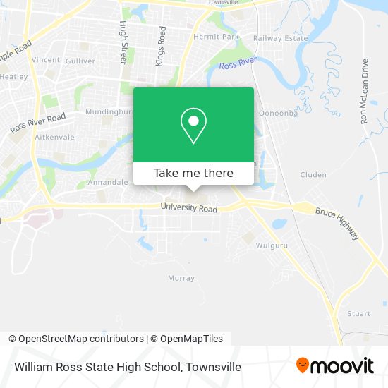 Mapa William Ross State High School