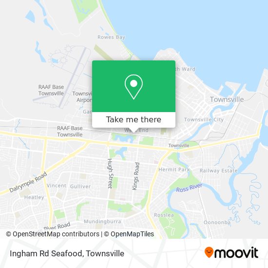 Ingham Rd Seafood map