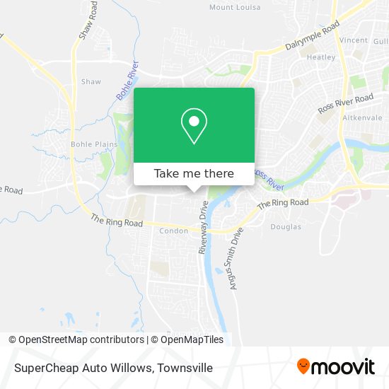 SuperCheap Auto Willows map