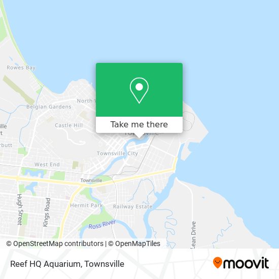 Reef HQ Aquarium map