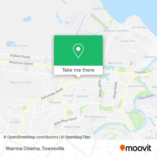 Warrina Cinema map