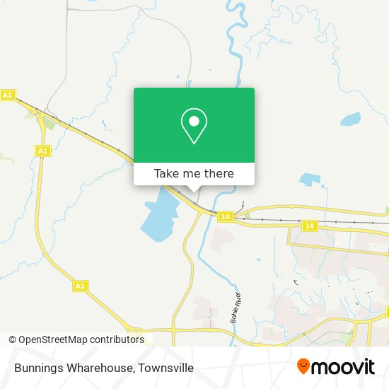 Bunnings Wharehouse map