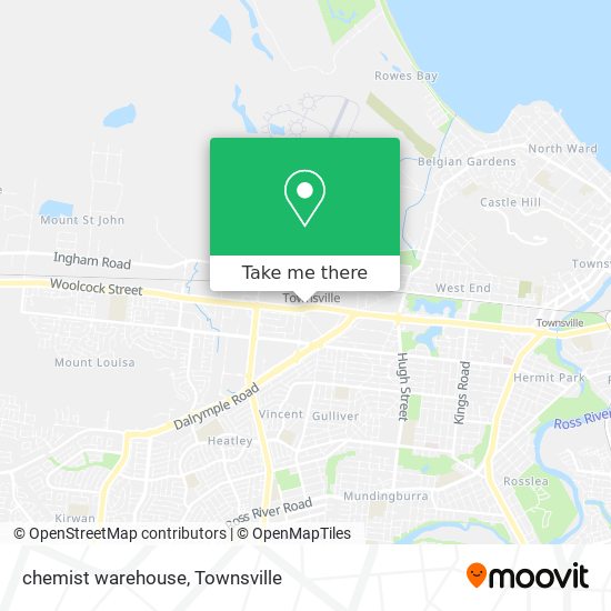 chemist warehouse map