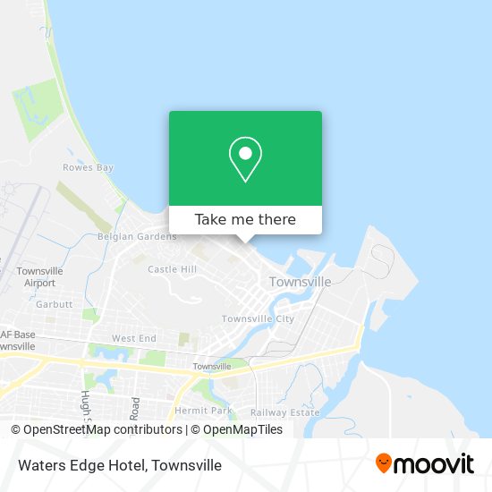 Waters Edge Hotel map