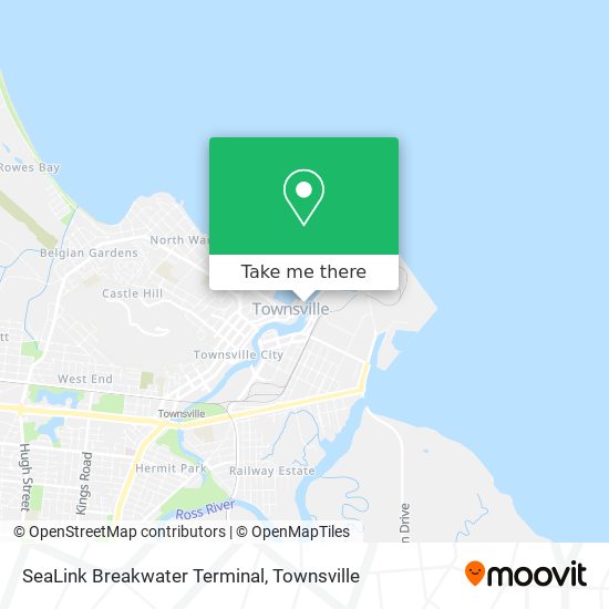 SeaLink Breakwater Terminal map