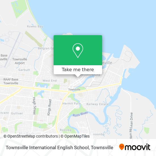 Townsville International English School map