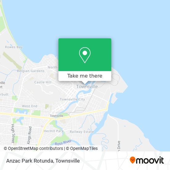 Anzac Park Rotunda map