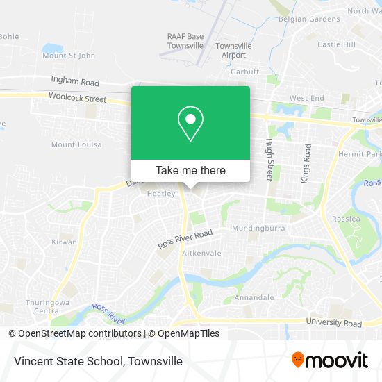 Mapa Vincent State School