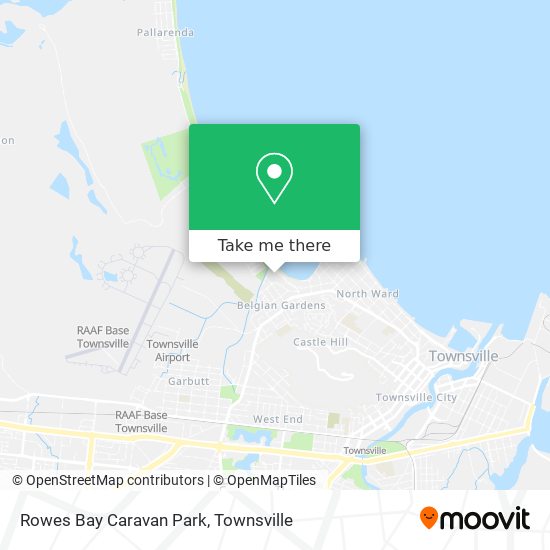 Mapa Rowes Bay Caravan Park