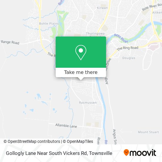Gollogly Lane Near South Vickers Rd map