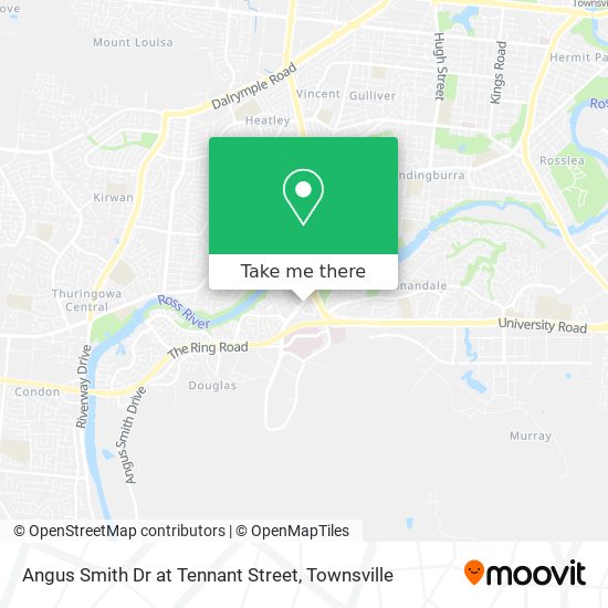Mapa Angus Smith Dr at Tennant Street