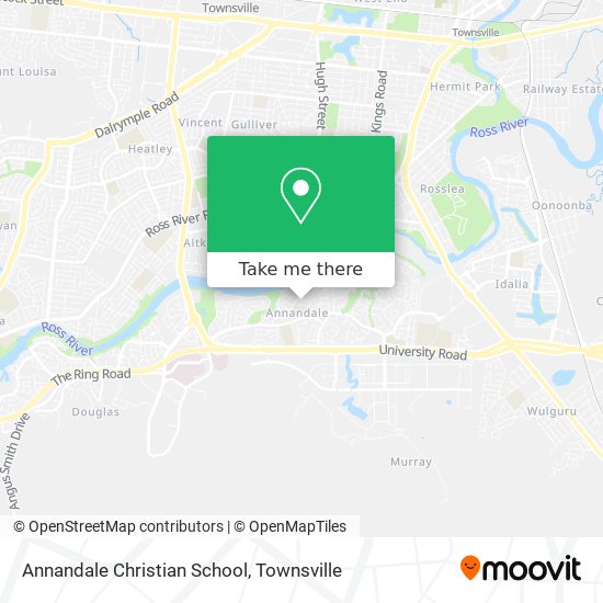 Mapa Annandale Christian School