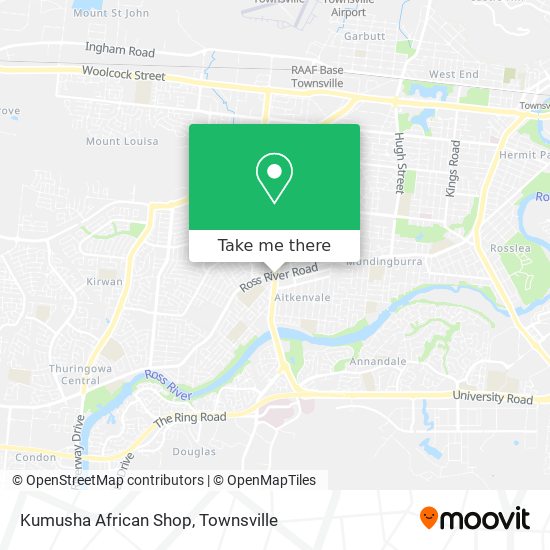 Kumusha African Shop map