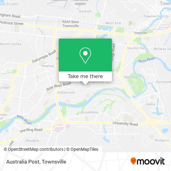 Australia Post map