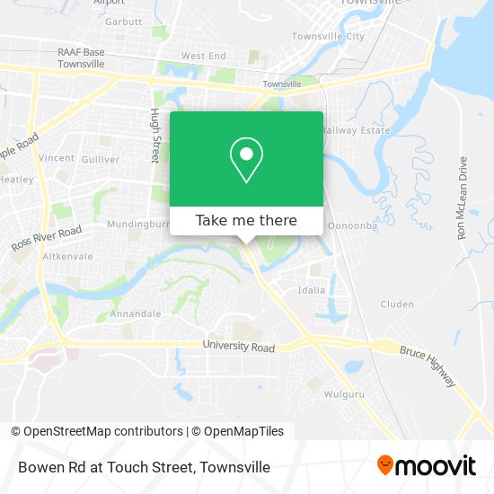 Bowen Rd at Touch Street map