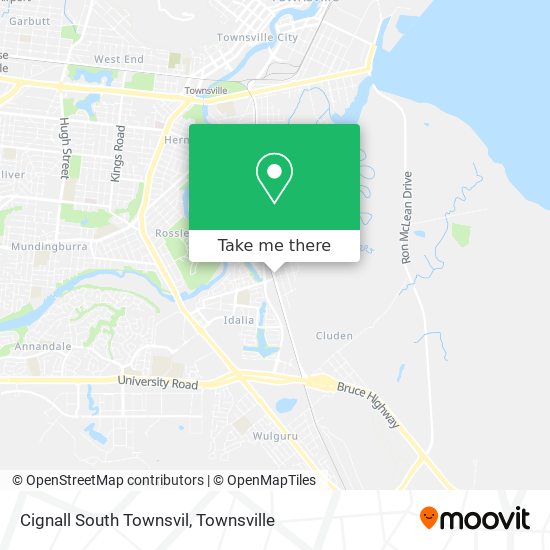 Cignall South Townsvil map