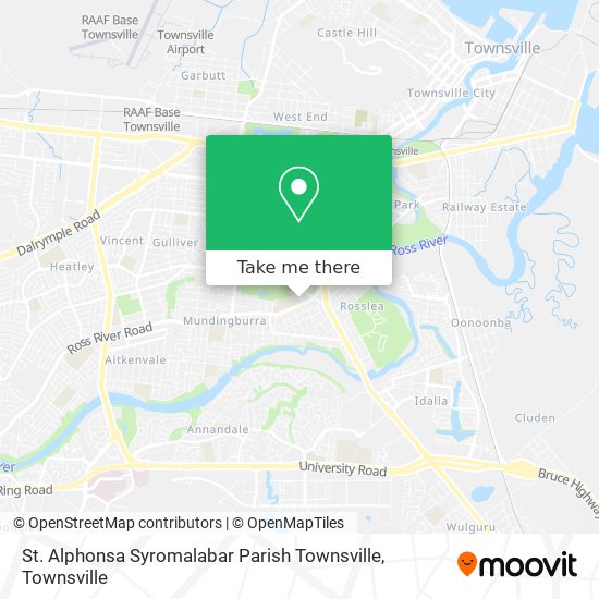 St. Alphonsa Syromalabar Parish Townsville map