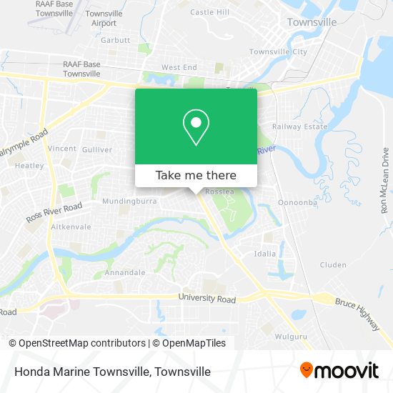 Honda Marine Townsville map