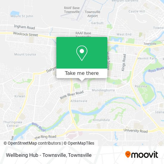 Mapa Wellbeing Hub - Townsville