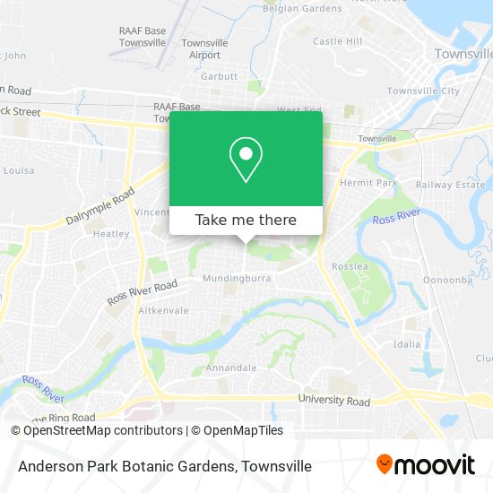 Anderson Park Botanic Gardens map