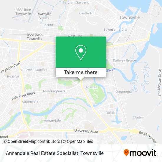 Annandale Real Estate Specialist map