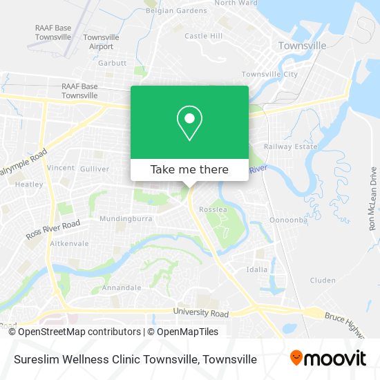 Sureslim Wellness Clinic Townsville map