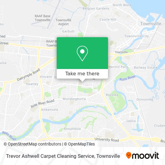 Mapa Trevor Ashwell Carpet Cleaning Service