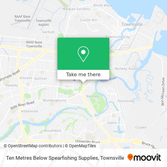 Ten Metres Below Spearfishing Supplies map