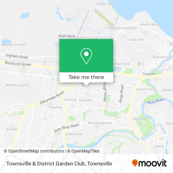 Mapa Townsville & District Garden Club