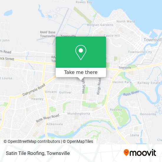 Satin Tile Roofing map