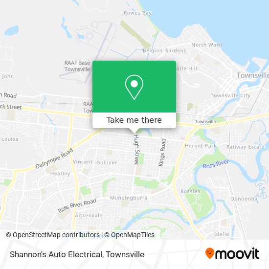 Mapa Shannon's Auto Electrical