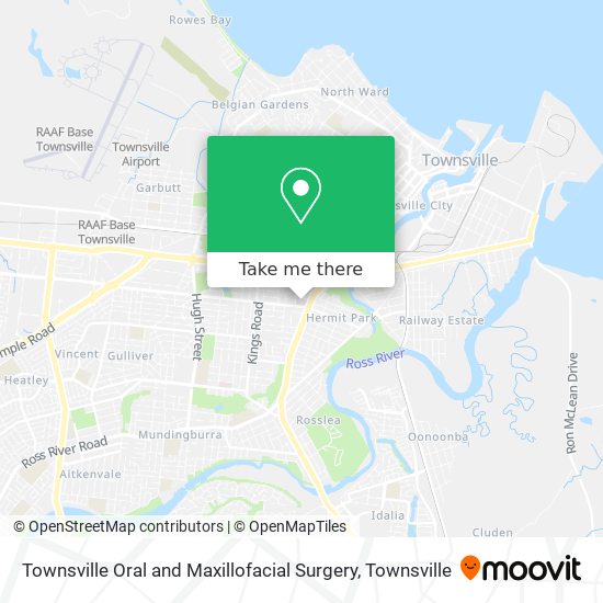 Townsville Oral and Maxillofacial Surgery map